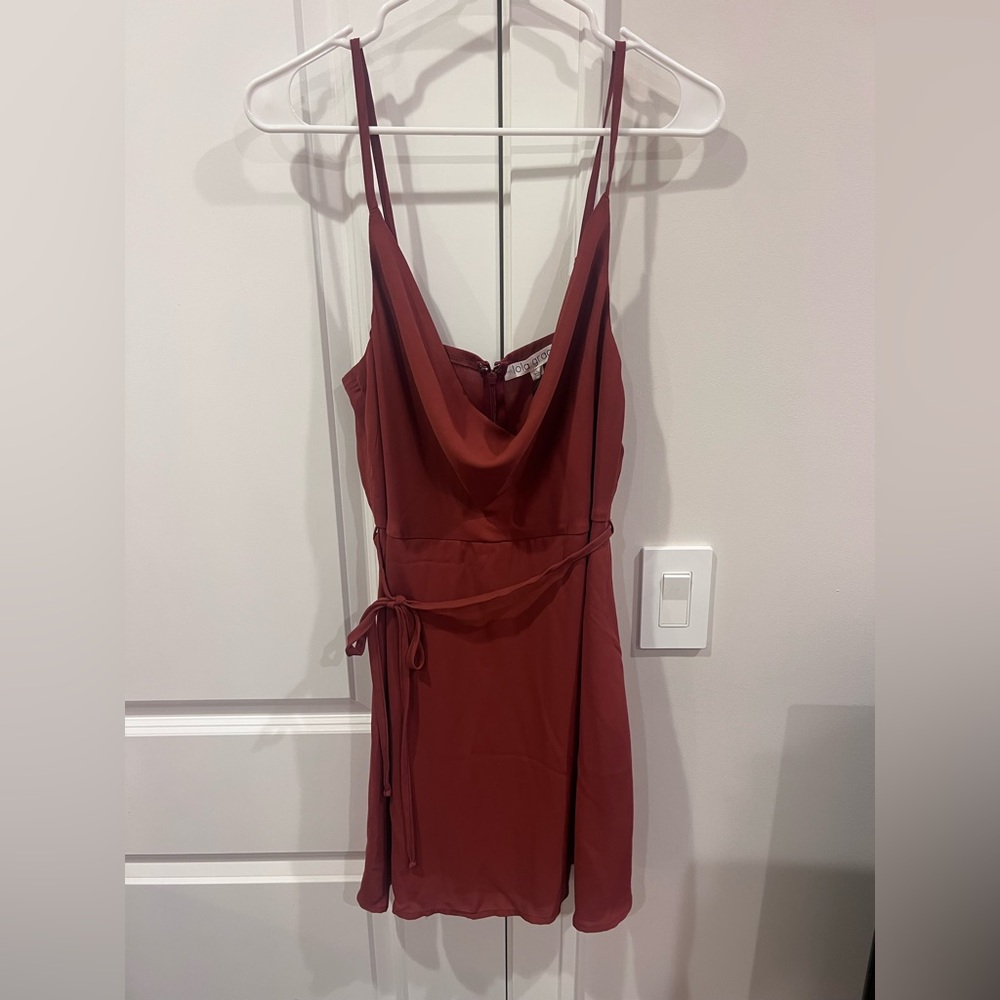 NWT Lola Grace Rust-Colored Sleeveless Dress, Size L